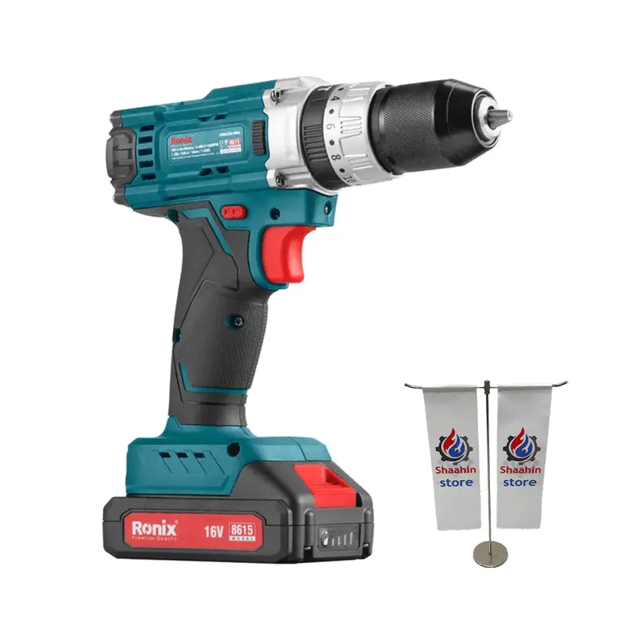 دریل پیچ گوشتی شارژی 16 ولت رونیکس مدل 8615