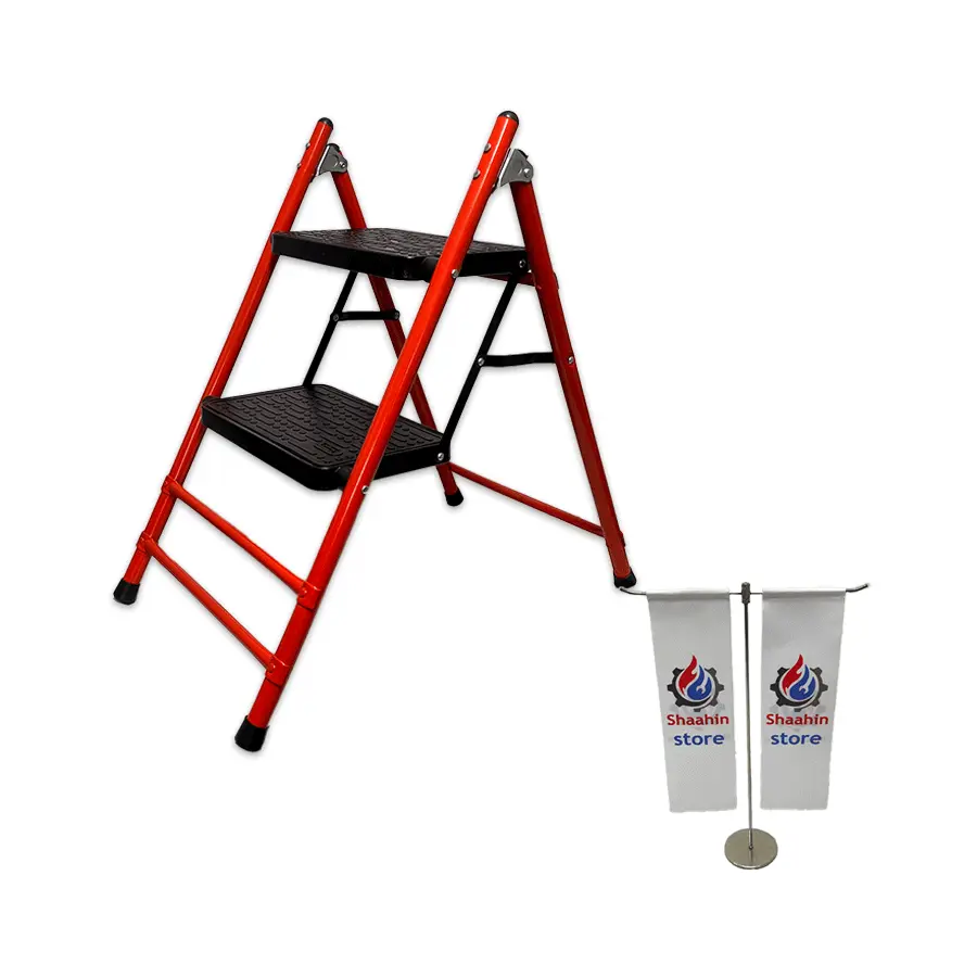 نردبان 2 پله ایران پایه بدون دسته